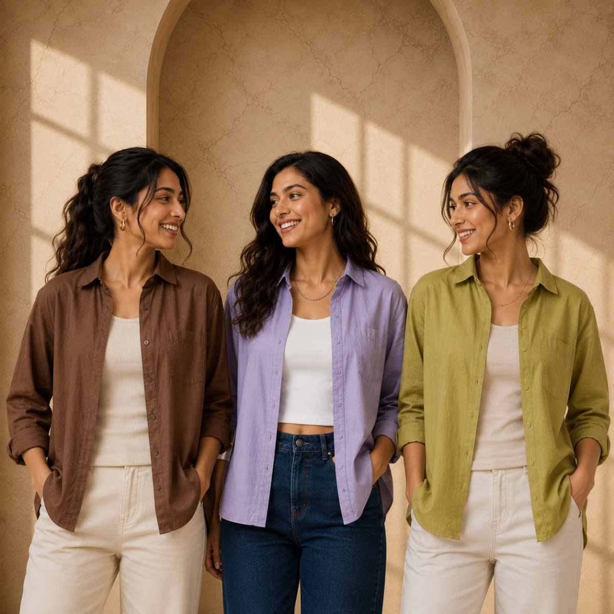 3 Women's Casual Shirt Collection ( S10 )
