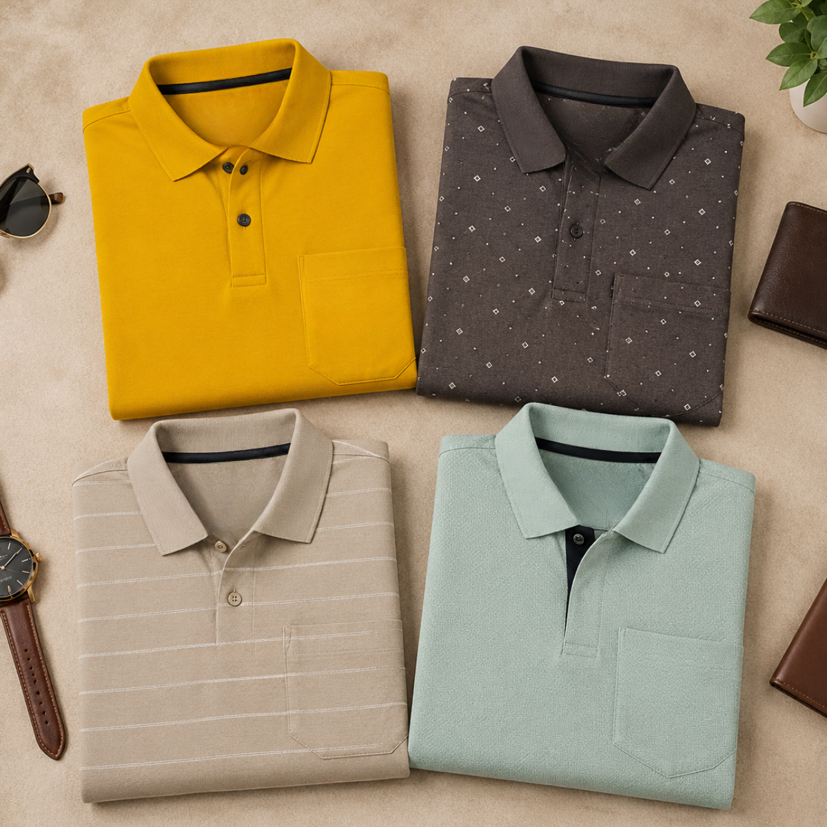Combo Cotton T-Shirts | T-4