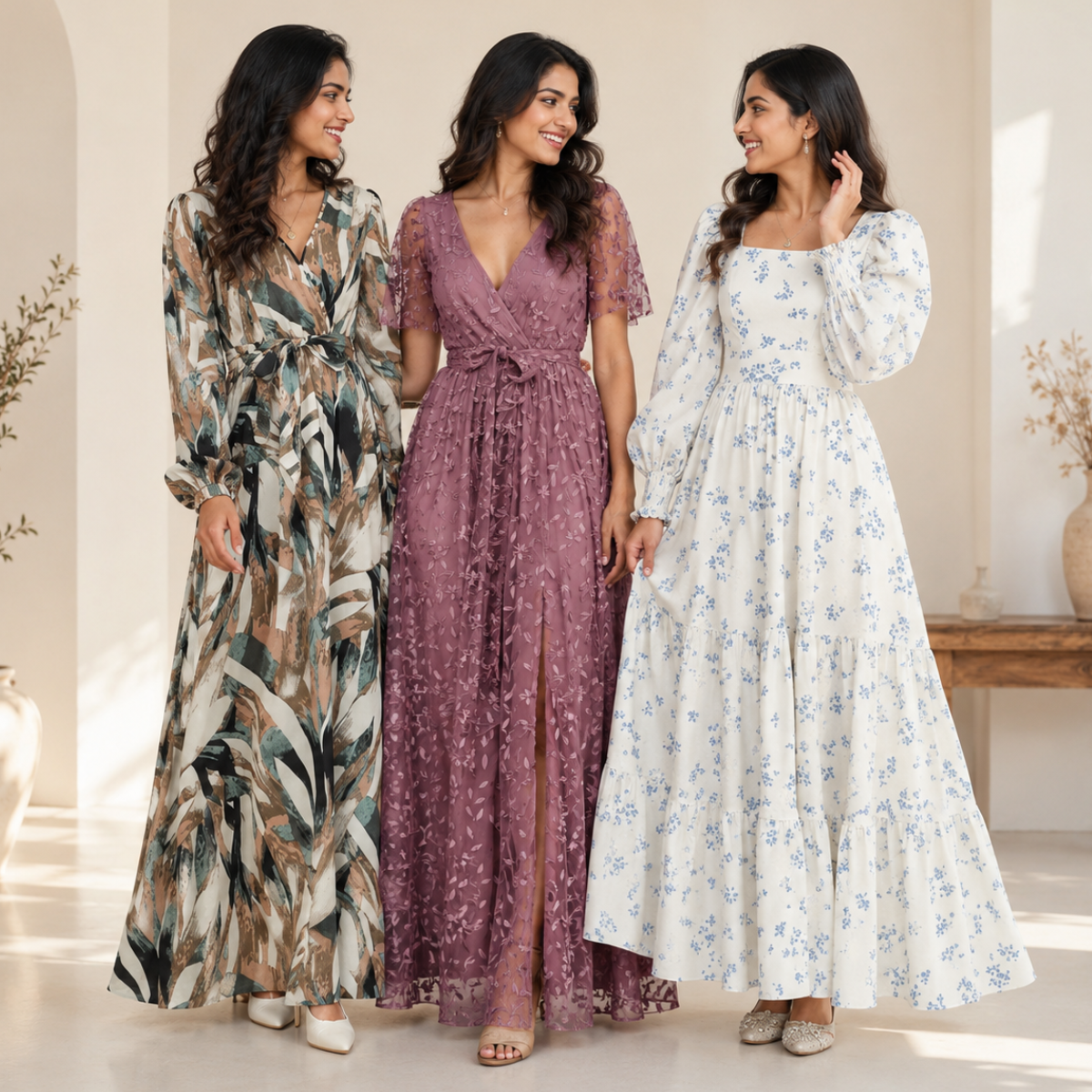 3 Women's Maxi Dress Collection ( D10 )