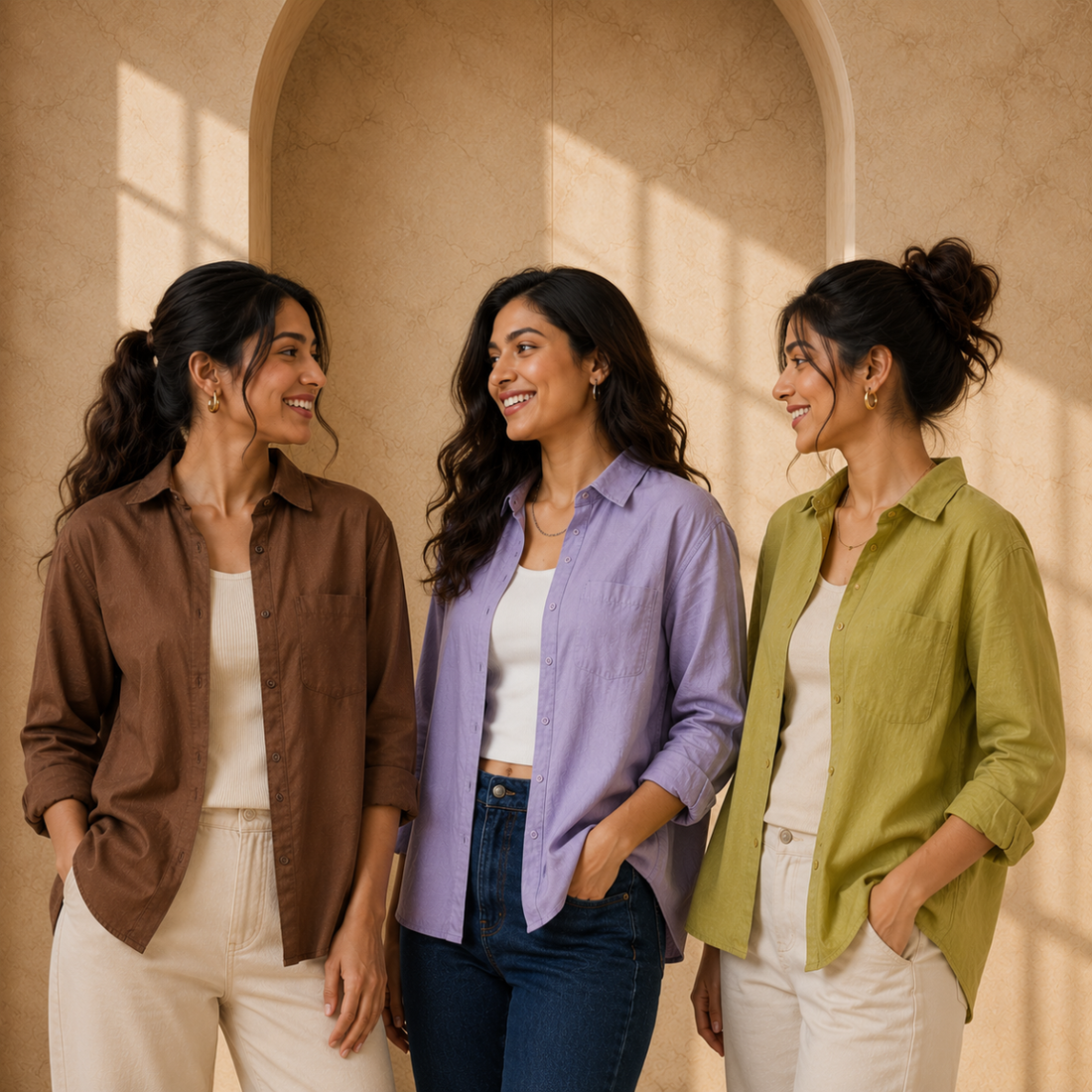 3 Women's Casual Shirt Collection ( S10 )
