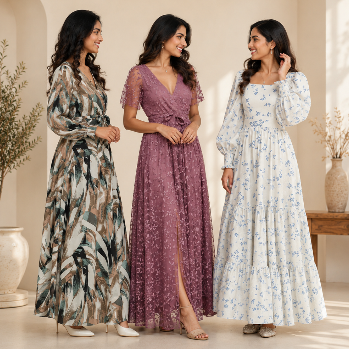 3 Women's Maxi Dress Collection ( D10 )