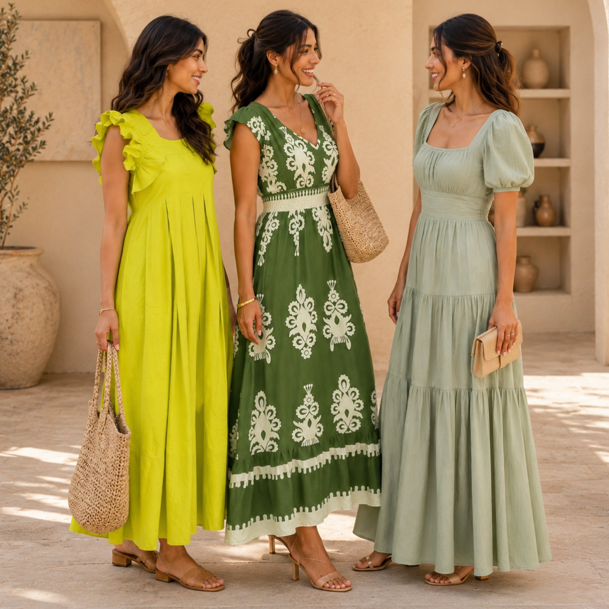 3 Women's Maxi Dress Collection ( D1 )