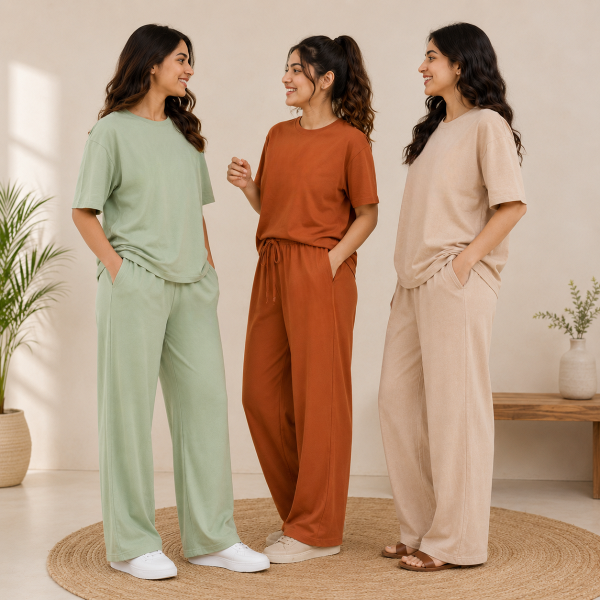 Women's Daily Wear T-Shirt with Trouser ( T1 )