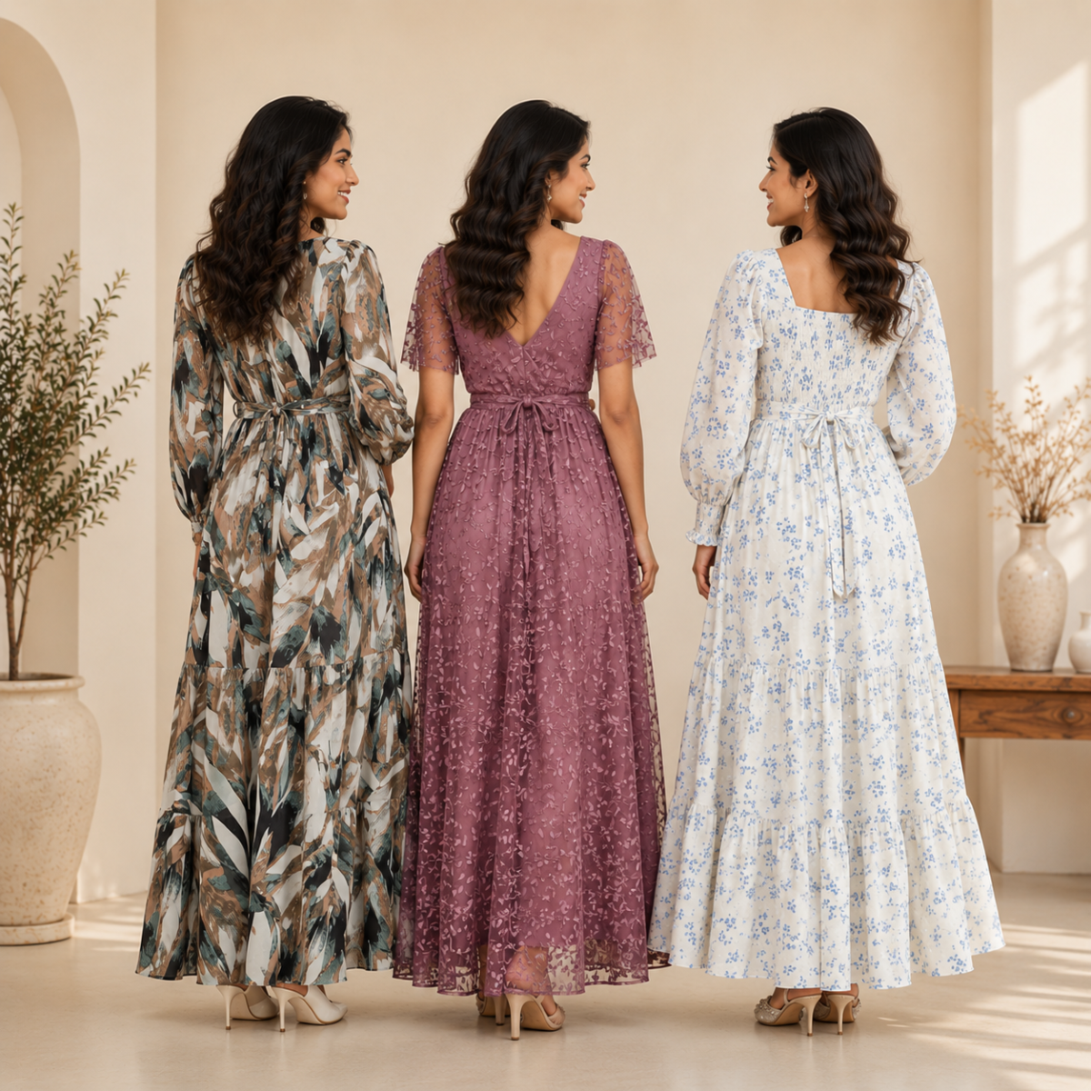 3 Women's Maxi Dress Collection ( D10 )