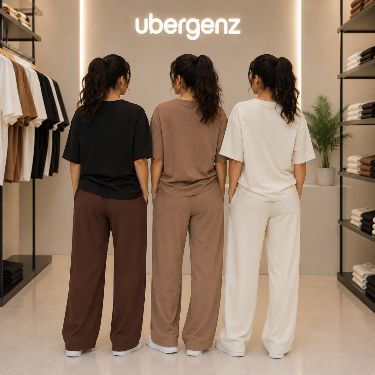 3 Women’s T-Shirt With Matching Trouser ( T8 )