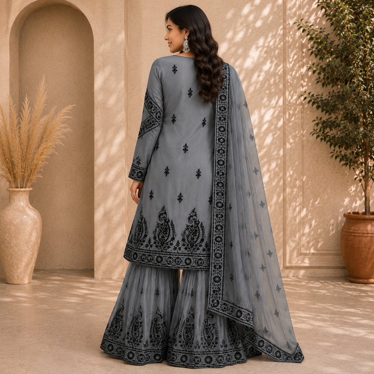 2 Combo Women’s Printed Kurta Sharara Sets | KS-1