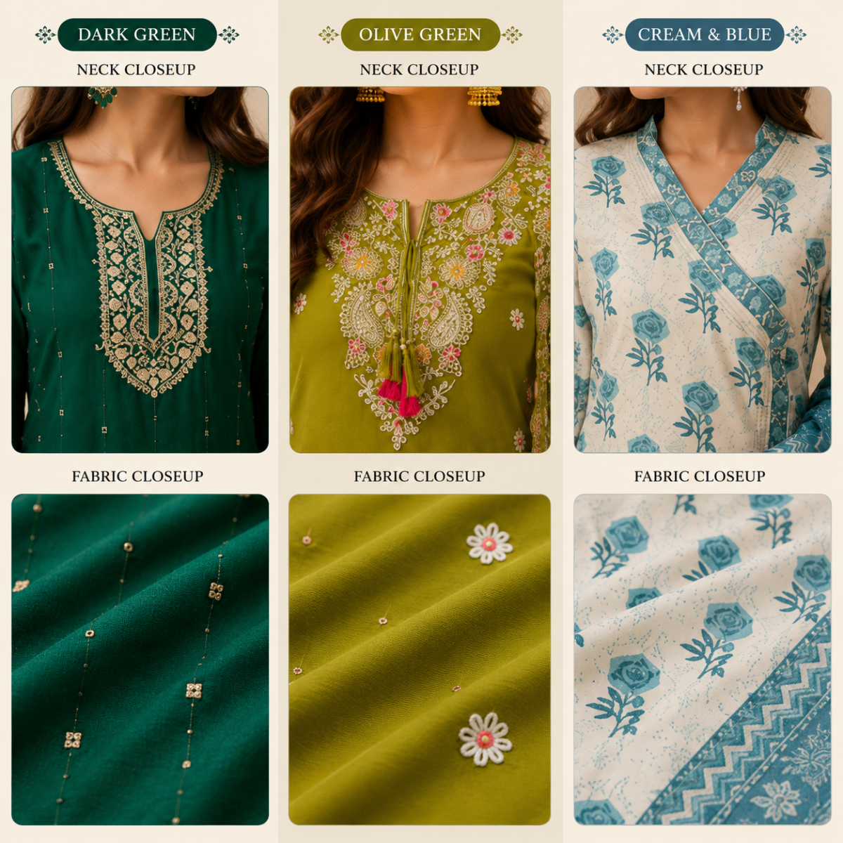 3 Women's Kurta Set with Dupatta | Comfortable Fit ( KS9 )