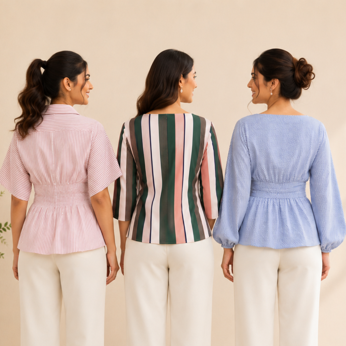 3 Women's Casual Western Tops ( CW-1 )