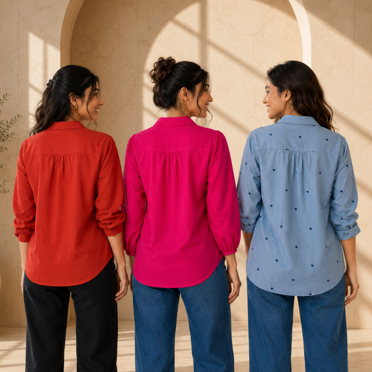 3 Women's Casual Shirt Collection ( S1 )