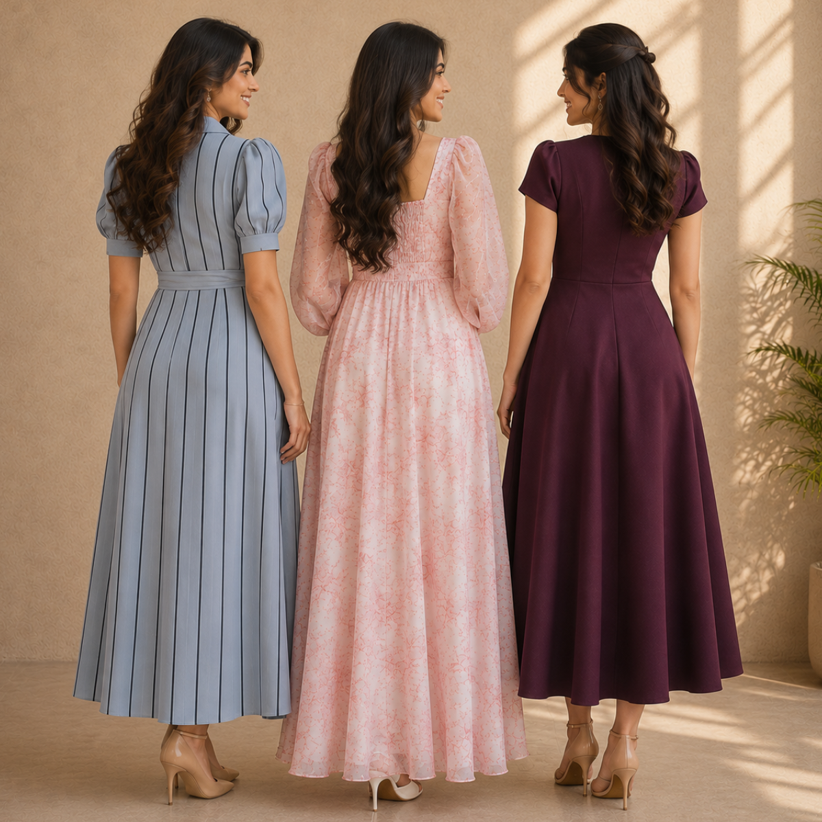 3 Women's Maxi Dress | Everyday Style Collection ( M1 )