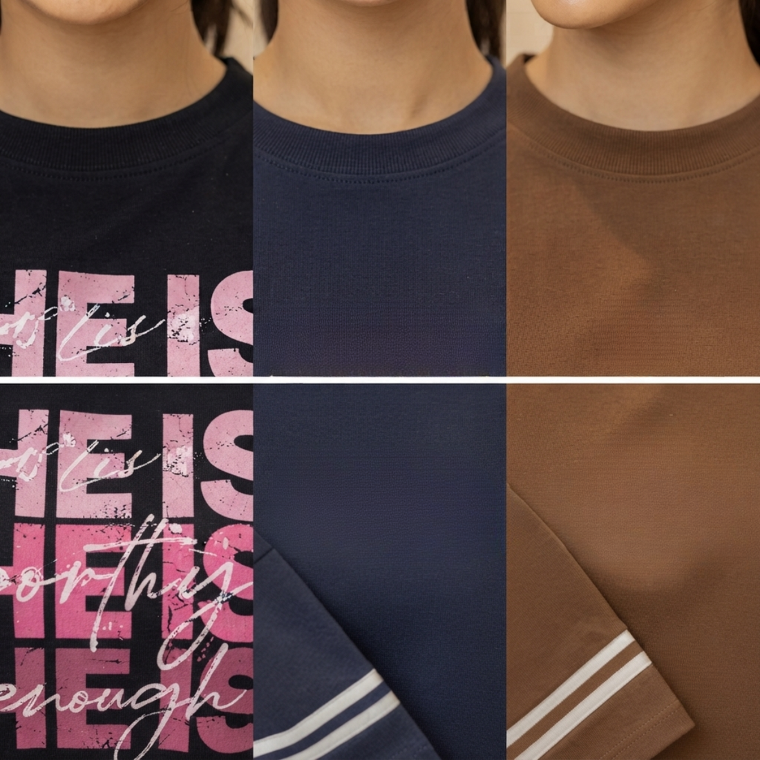 3 Women’s T-Shirt With Matching Trouser ( T10 )