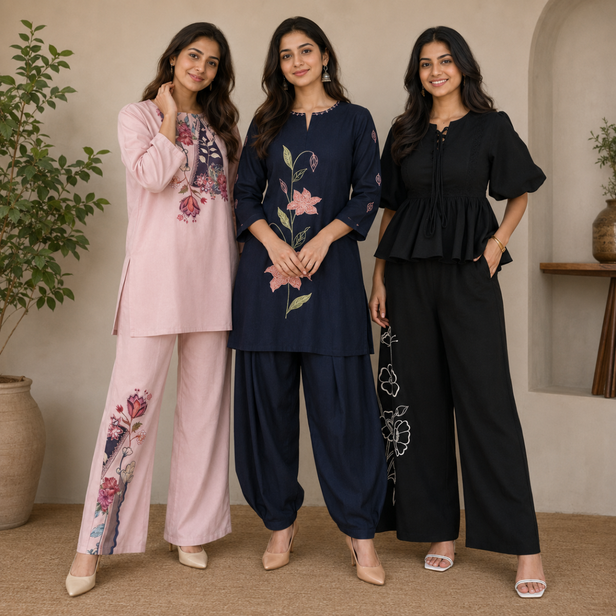 3 Co-Ord Sets Easy Wear For Women ( CS-1 )