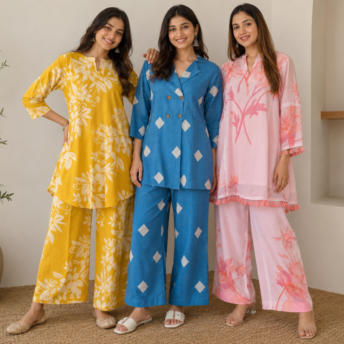 3 Co-Ord Sets Easy Wear For Women ( CS-2 )