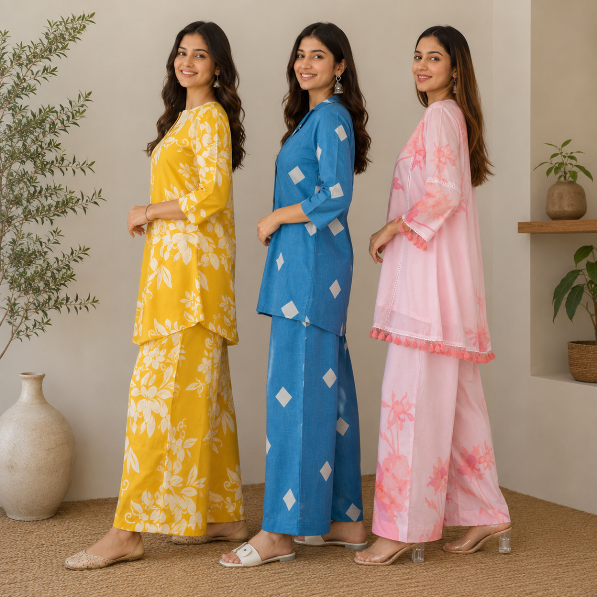 3 Co-Ord Sets Easy Wear For Women ( CS-2 )