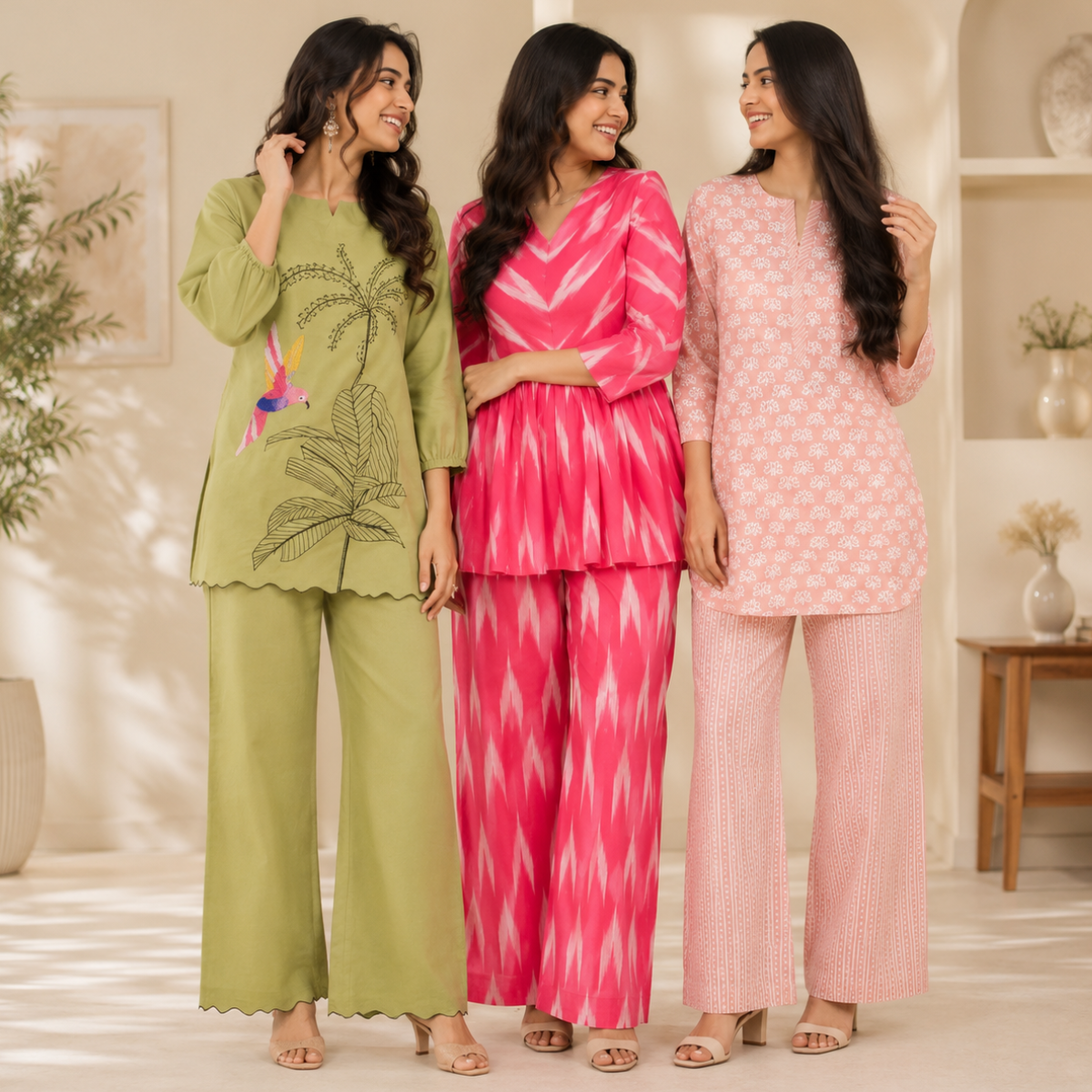 3 Women's Co-Ord Set Outfit | Daily Wear ( CS-2 )