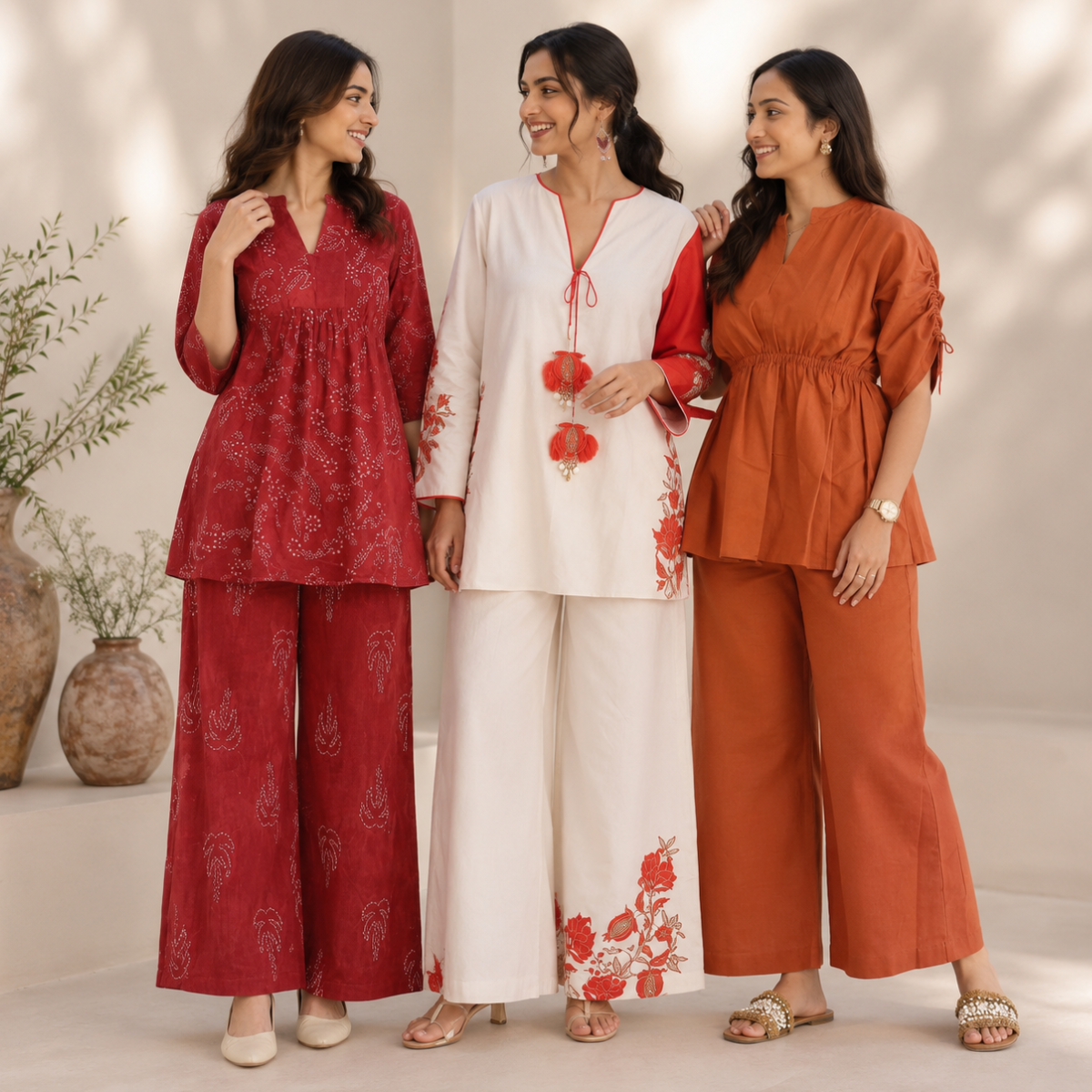 3 Women's Printed Co-Ord Set Collection ( P2 )