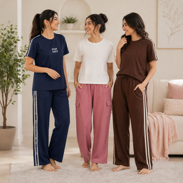 Women's Daily Wear T-Shirt with Trouser ( T2 )
