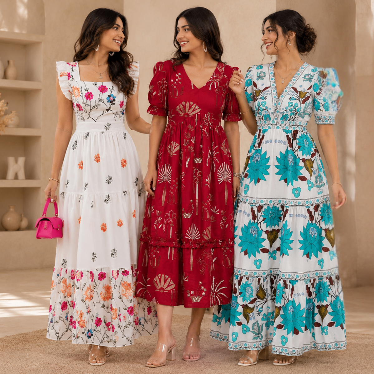 3 Women's Maxi Dress Collection ( D2 )