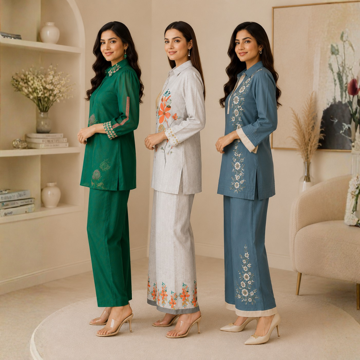 3 Co-Ord Sets Easy Wear For Women ( CS-4 )