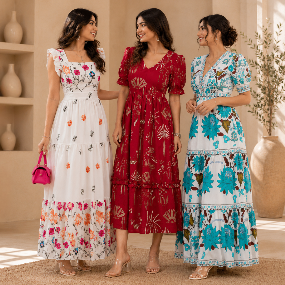 3 Women's Maxi Dress Collection ( D2 )