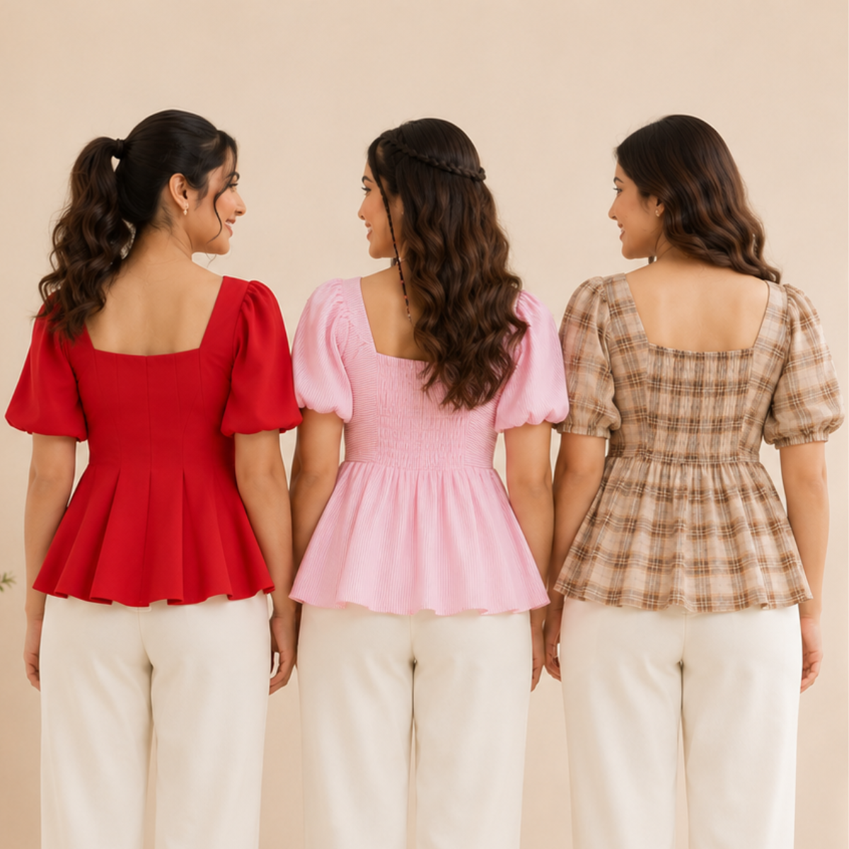 3 Women's Casual Western Tops ( CW-2 )