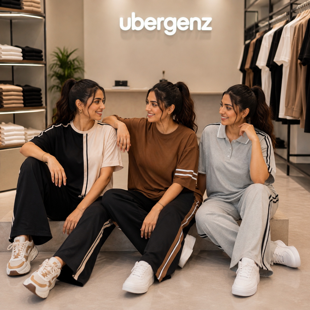 3 Women’s T-Shirt With Matching Trouser ( T2 )