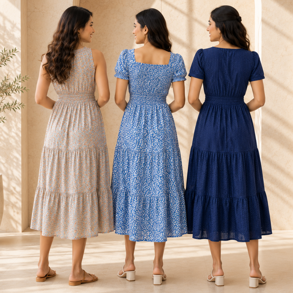 3 Women's Maxi Dress Collection | Everyday Style ( M2 )