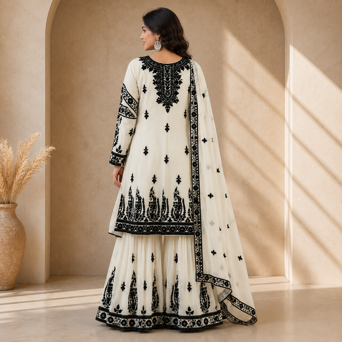 2 Combo Women’s Printed Kurta Sharara Sets | KS-2