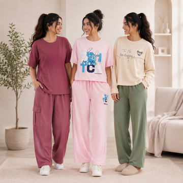 Women's Daily Wear T-Shirt with Trouser ( T3 )
