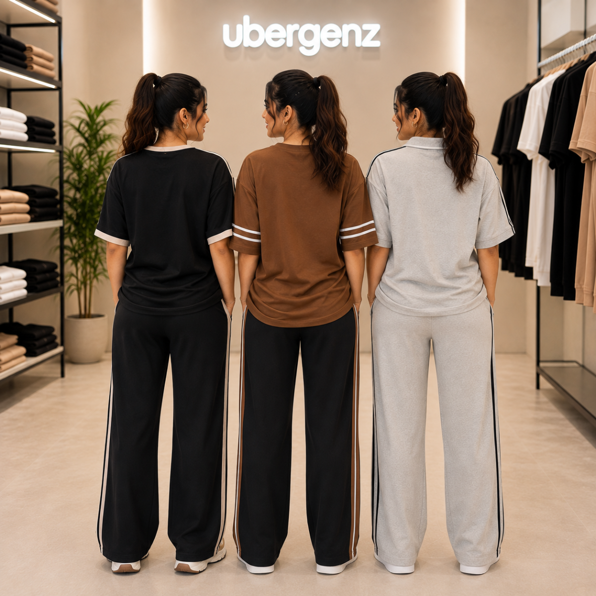 3 Women’s T-Shirt With Matching Trouser ( T2 )