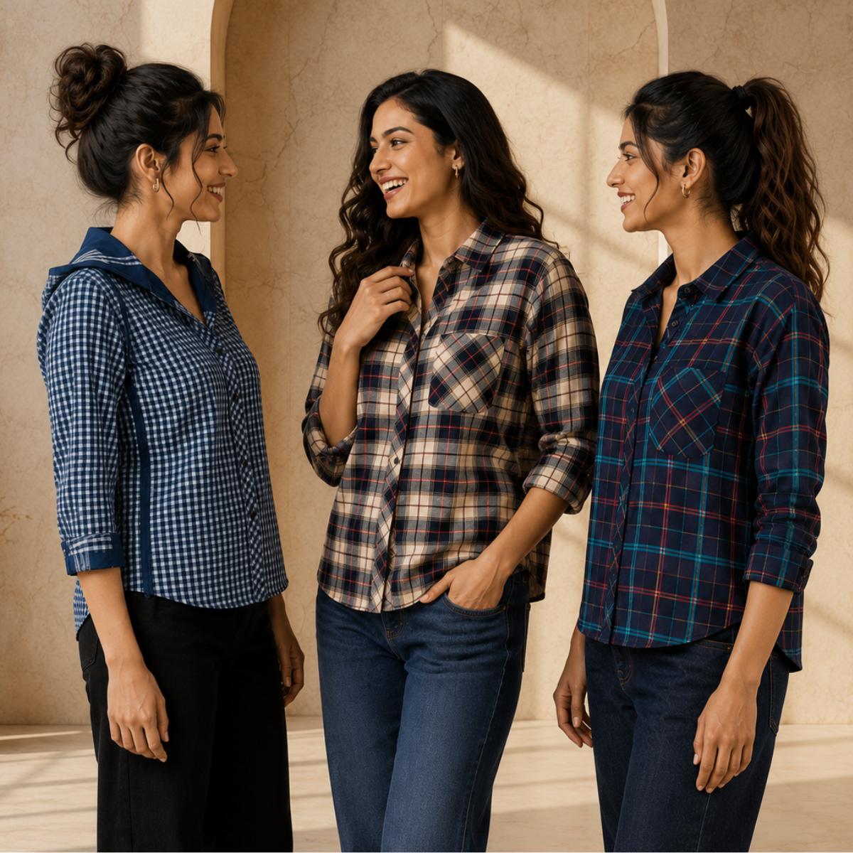 3 Women's Casual Shirt Collection ( S3 )
