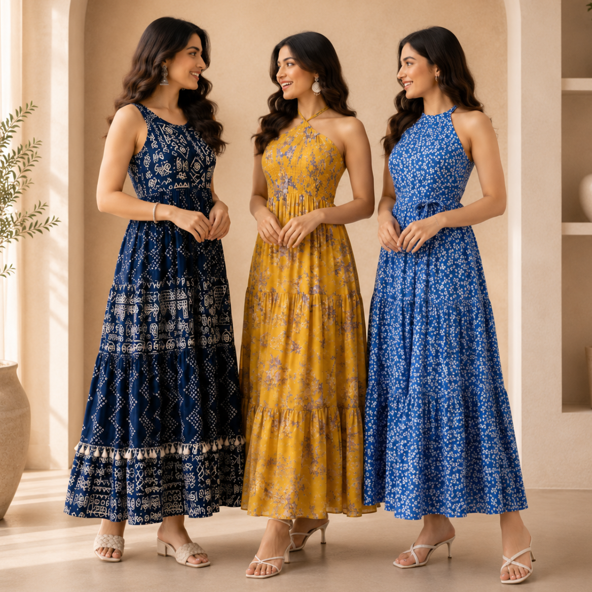 3 Women's Maxi Dress Collection | Everyday Style ( M3 )