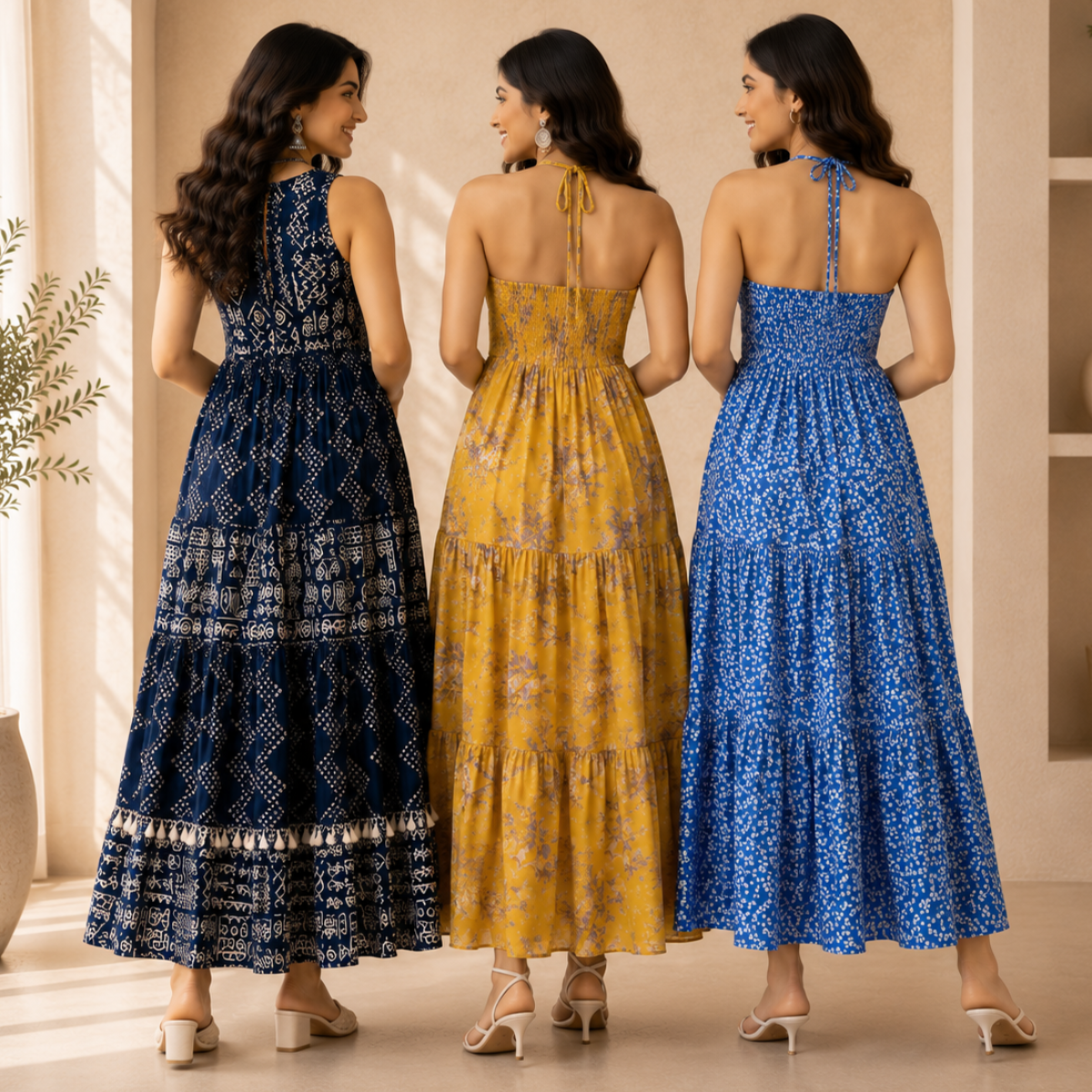 3 Women's Maxi Dress Collection | Everyday Style ( M3 )