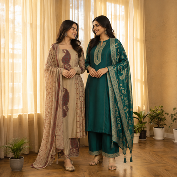 2 Combo Women’s Kurta Sets with Dupatta ( K8 )