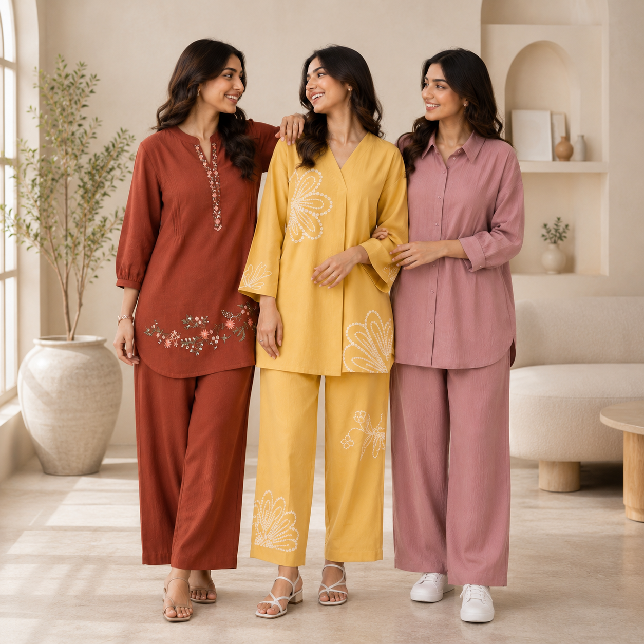 3 Co-Ord Sets Easy Wear For Women ( CS-5 )
