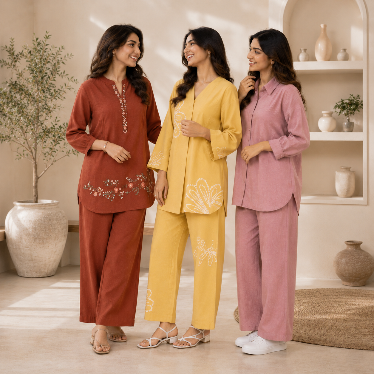3 Co-Ord Sets Easy Wear For Women ( CS-5 )