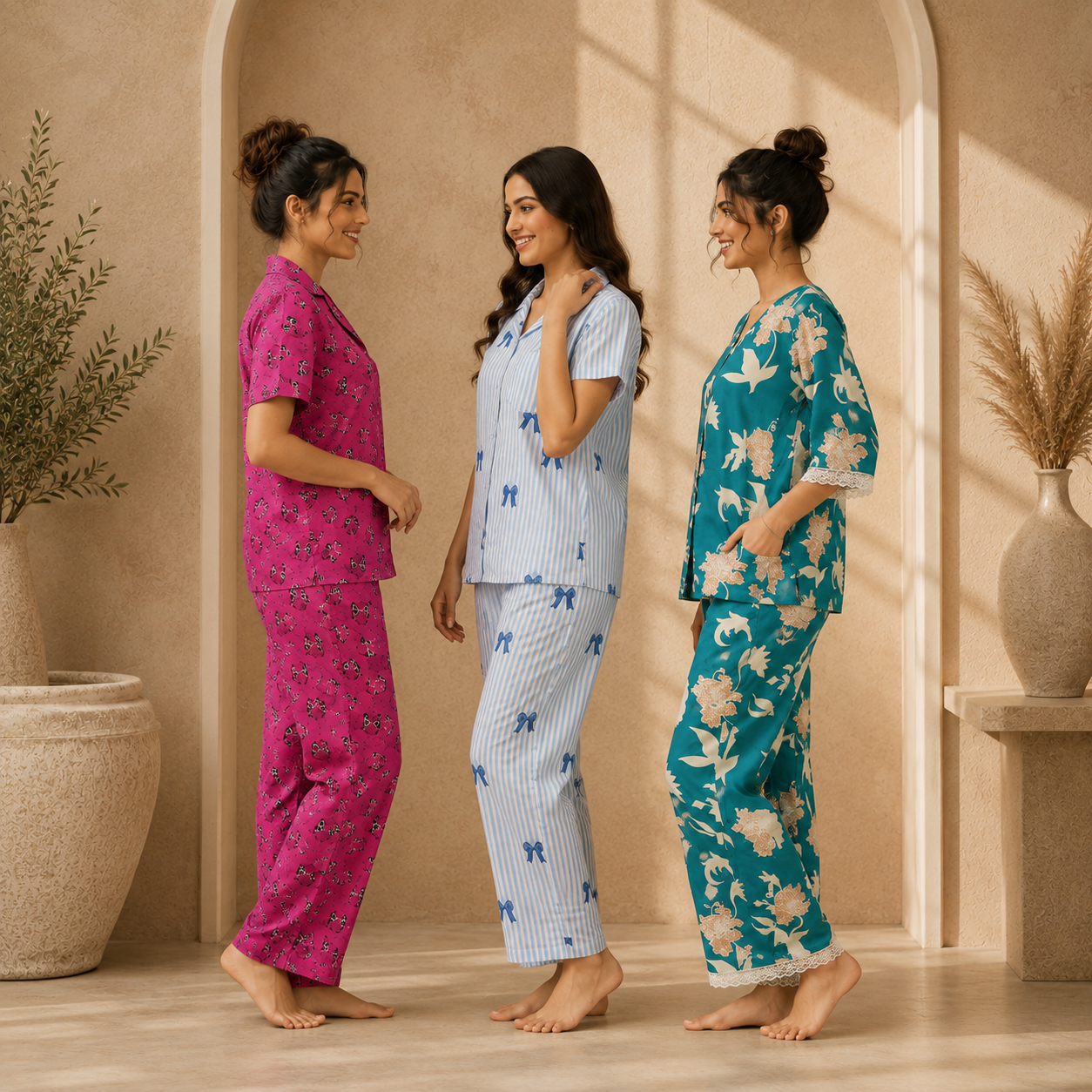 3 Women’s Casual Nightwear Sets | C4