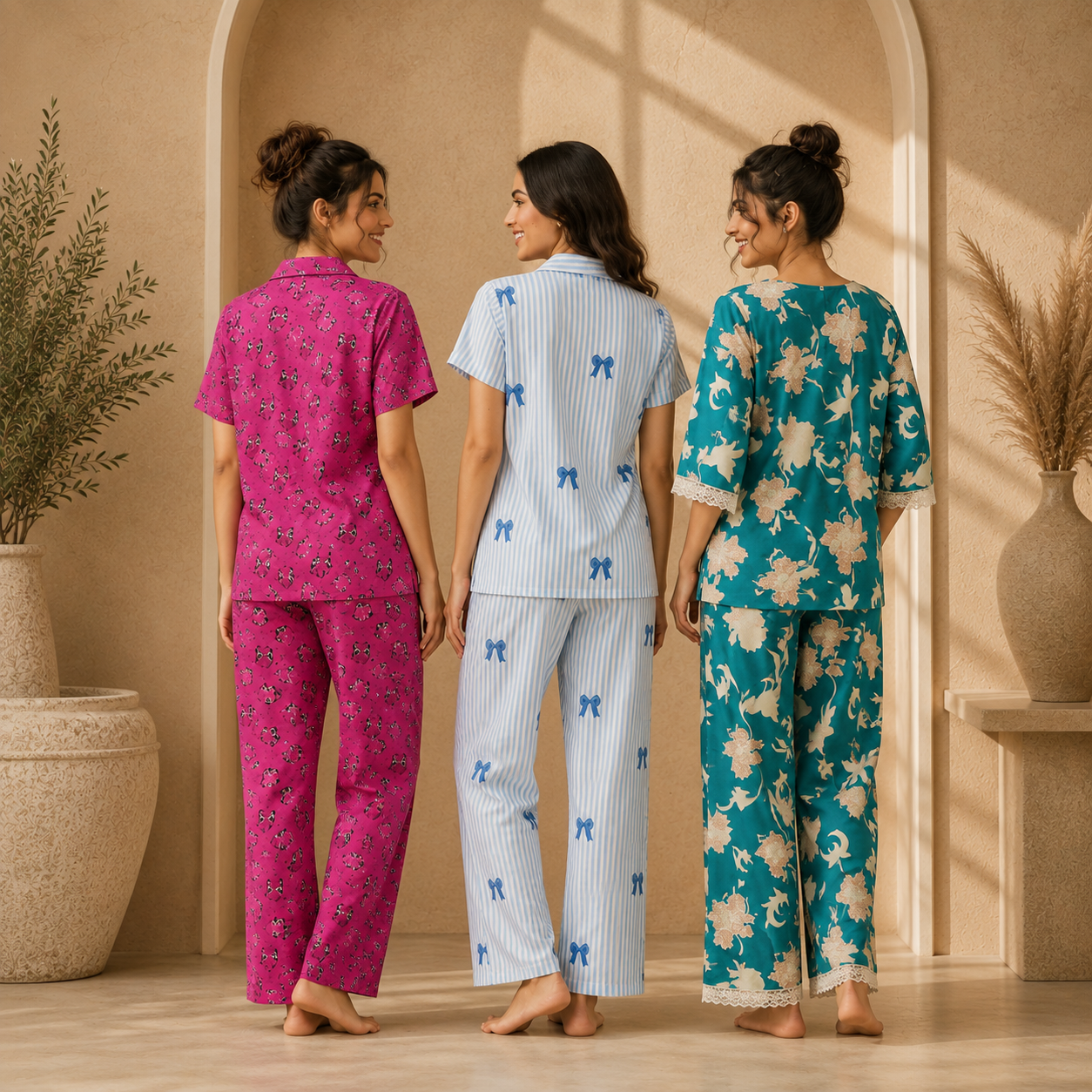 3 Women’s Casual Nightwear Sets | C4