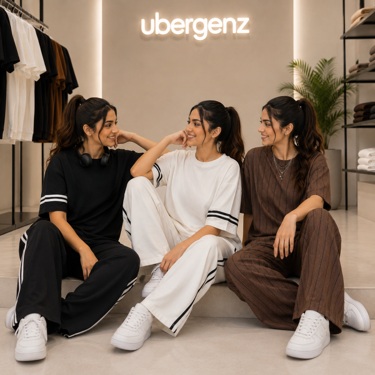 3 Women’s T-Shirt With Matching Trouser ( T4 )