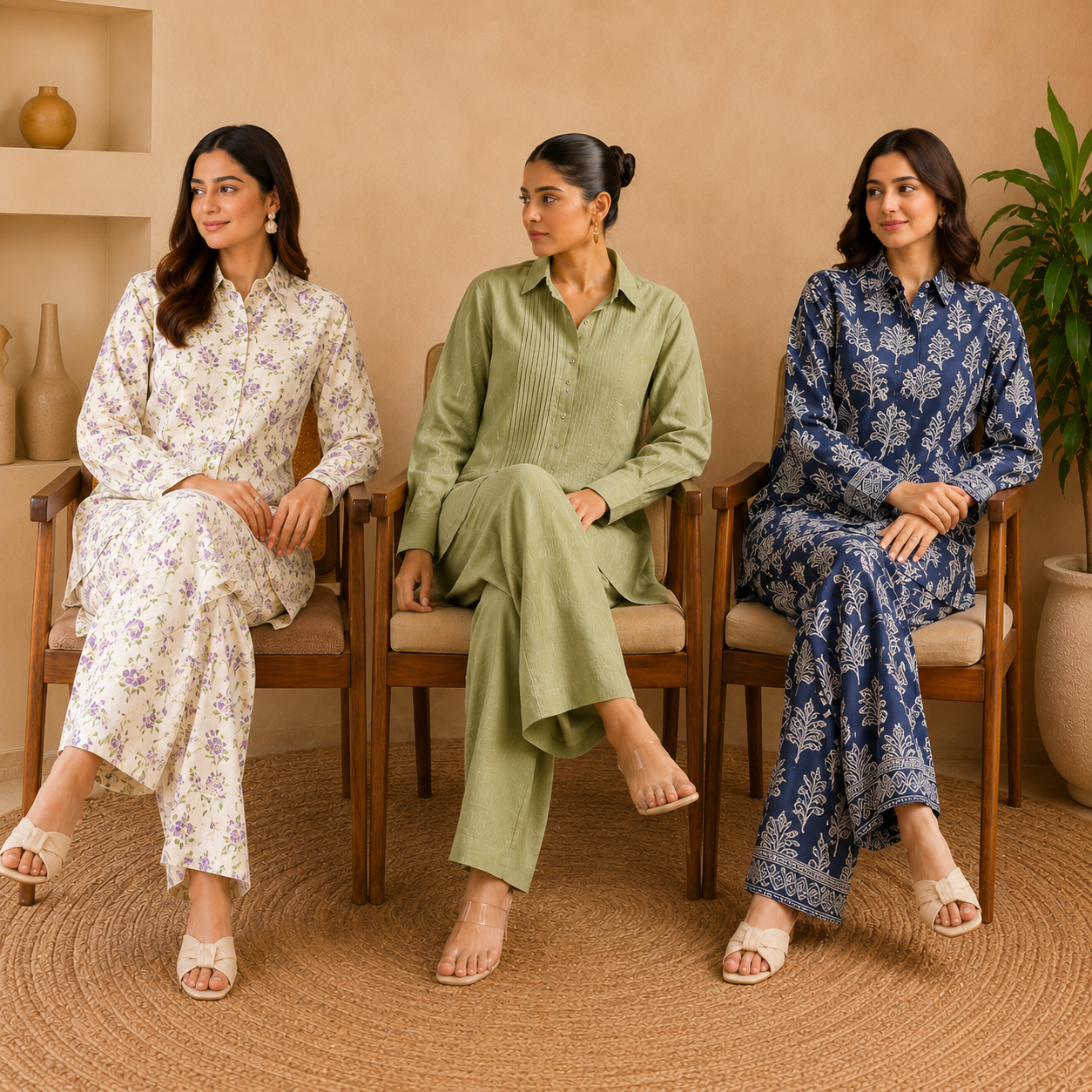 Women’s Kurta Pant | Pack of 3 |  Printed Ethnic Casual Wear